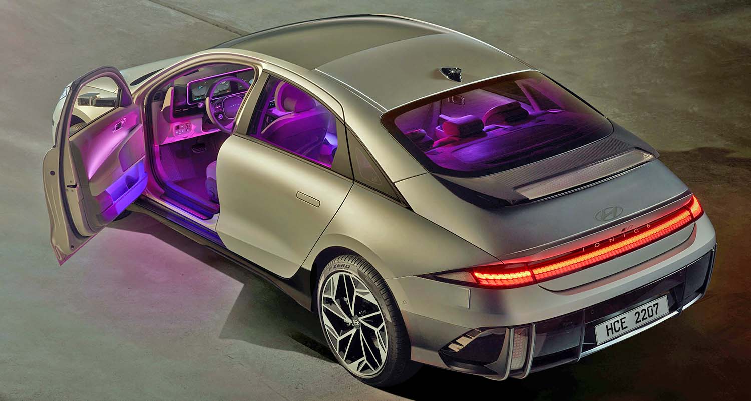 ELMASLINE 3D Kofferraumwanne Set für Hyundai IONIQ 6 ab 2023 (IONIQ6)