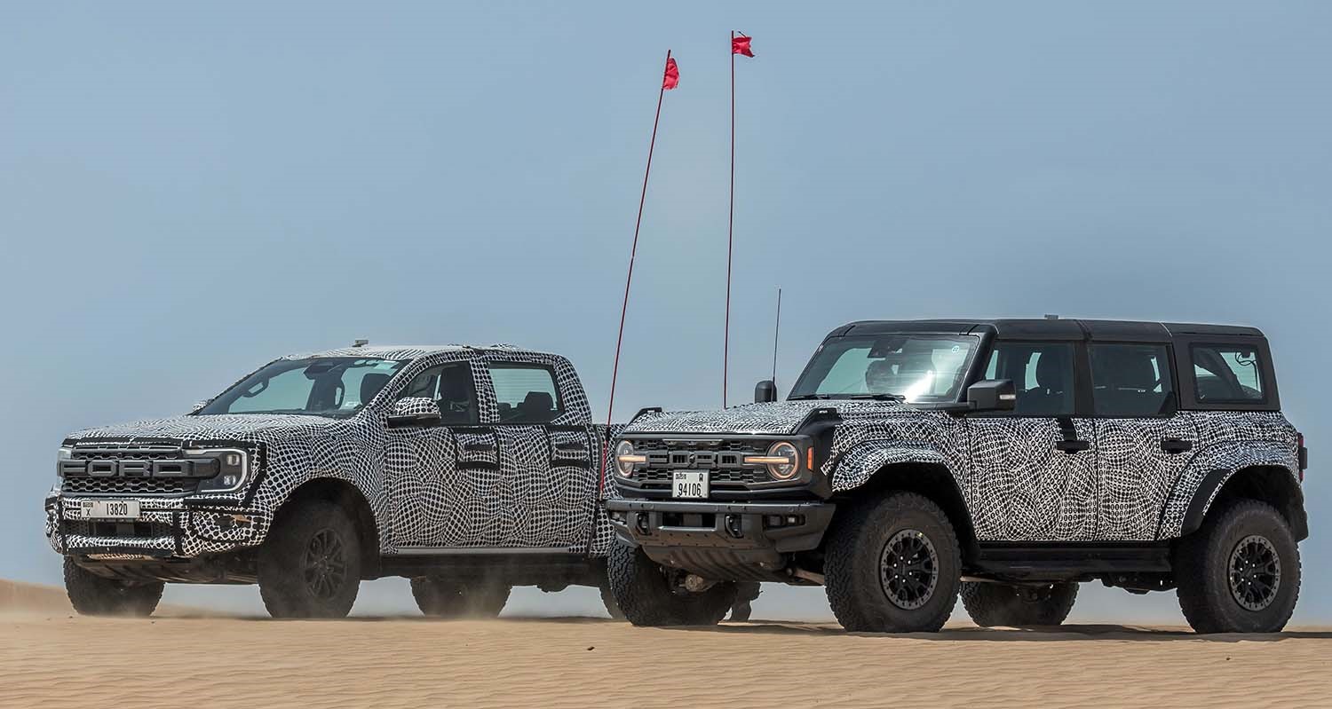 Bronco Raptor and Ranger Raptor: Ford’s Toughest Tested for the Middle East