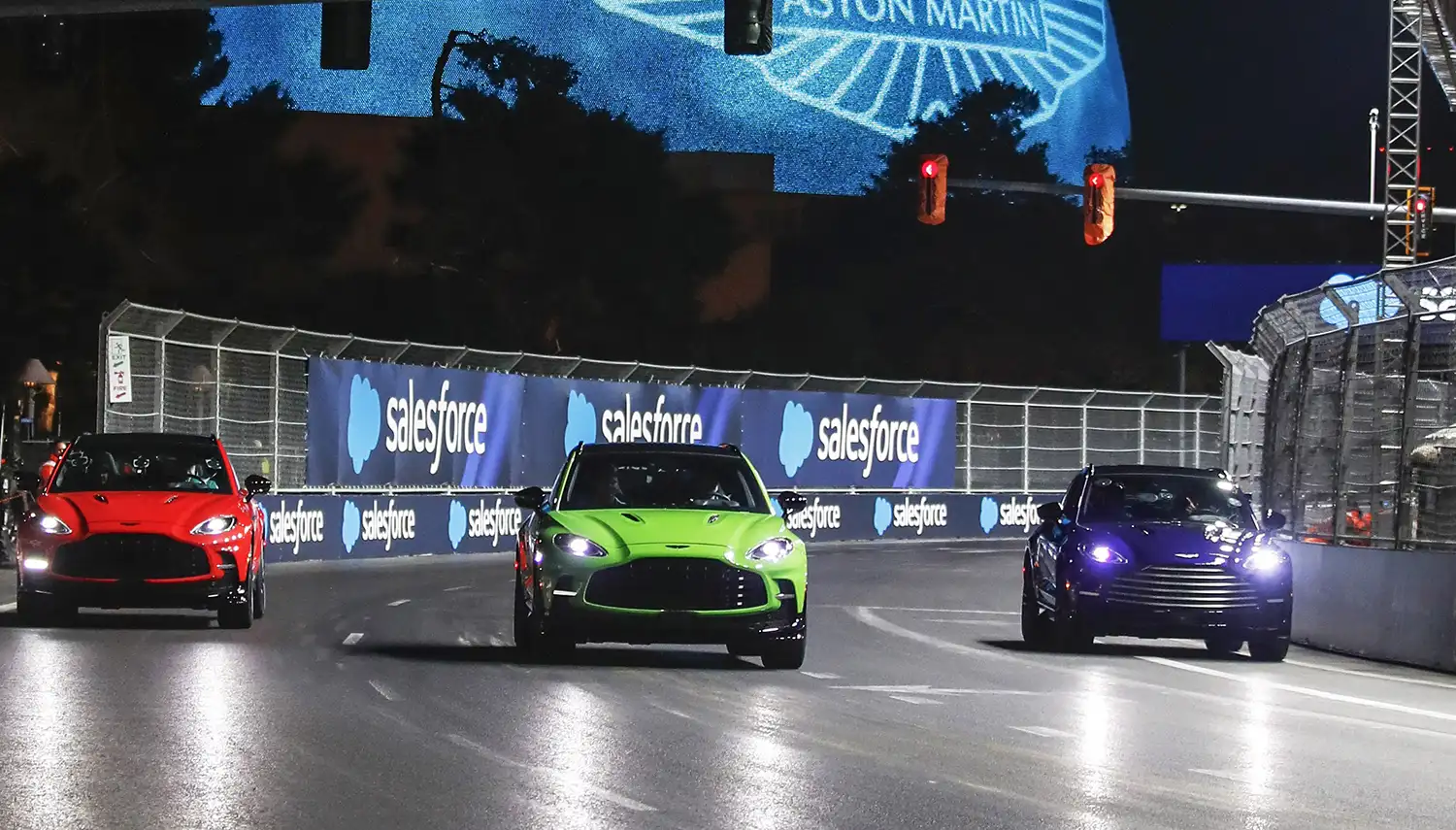 Aston Martin DBX707 Unleashed On The Las Vegas Strip Circuit